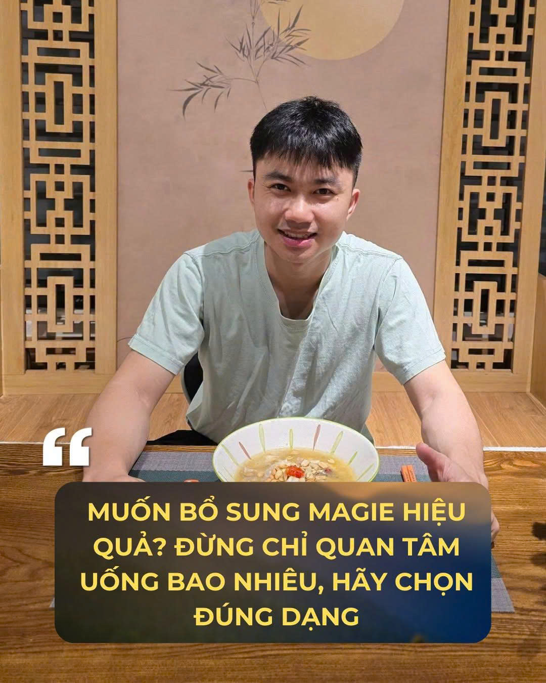 MUỐN BỔ SUNG MAGIE HIỆU QUẢ? ĐỪNG CHỈ QUAN TÂM UỐNG BAO NHIÊU, HÃY CHỌN ĐÚNG DẠNG